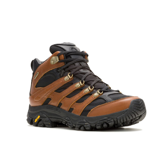 Men - Moab 3 Luxe Leather Mid Waterproof - Boots | Merrell On Sale