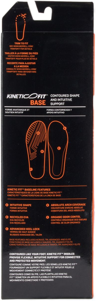 Men's Kinetic Fit Base Footbed Insoles | Merrell US