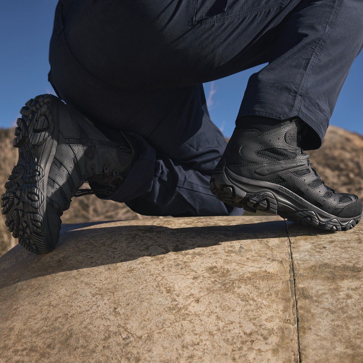 Men's Moab 3 8" Tactical Zip Waterproof Boot | Merrell US