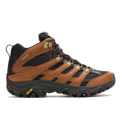 Men - Moab 3 Luxe Leather Mid Waterproof - Boots | Merrell On Sale
