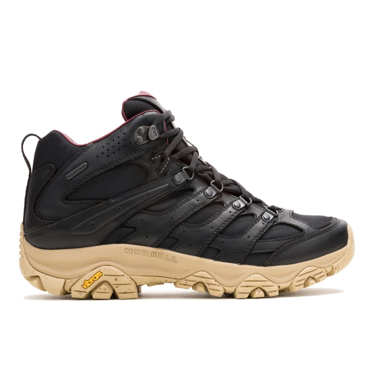 Men - Moab 3 Luxe Leather Mid Waterproof - Boots | Merrell On Sale