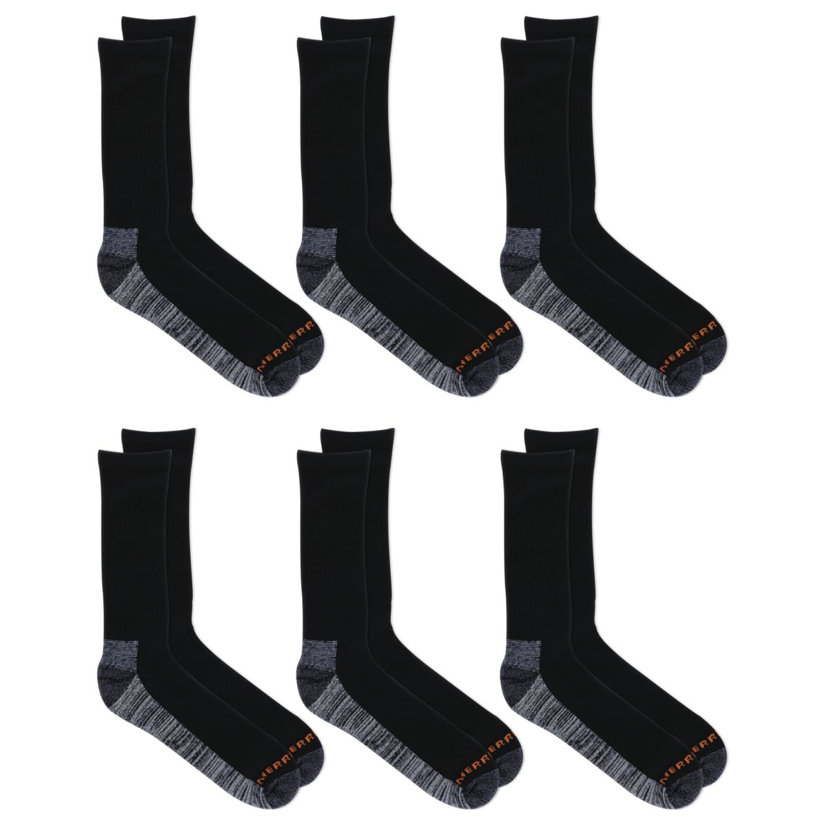 Work Crew Sock 6 Pack - Socks | Merrell On Sale