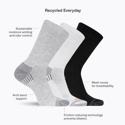 Recycled Everyday Crew Sock 3 Pack - Socks | Merrell For Sale