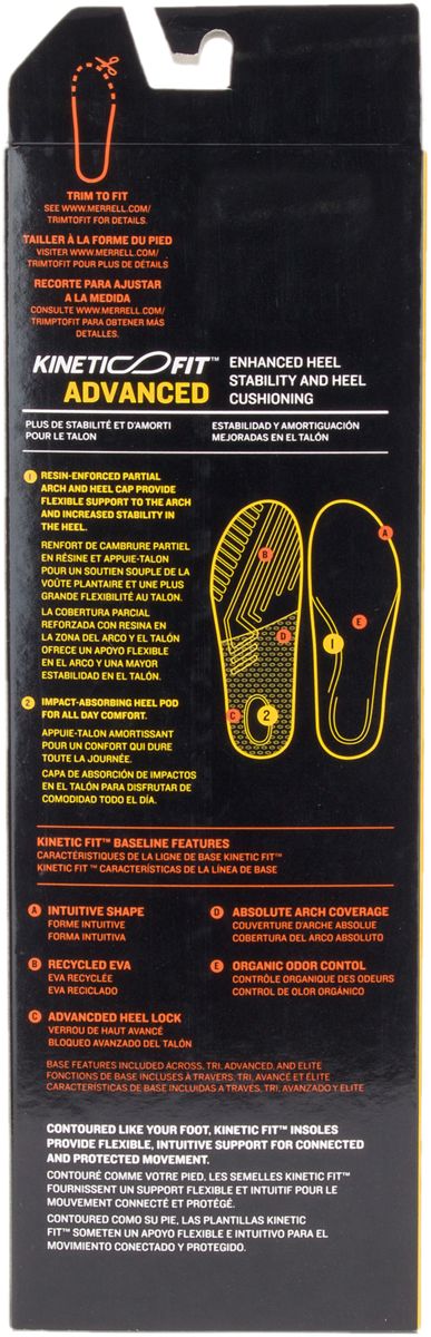 Women's Kinetic Fit Footbed Wide Width Insoles | Merrell Near Me